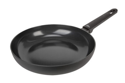 Full Black Wokpan &Oslash; 28 x 7,8 cm &nbsp;<br />anti-aanbak · alle warmtebronnen
