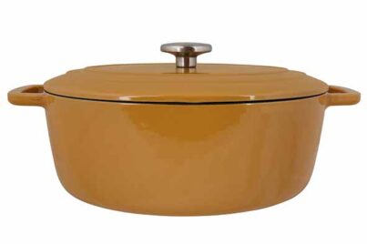 Fontestic Braadpan Amber Gold &nbsp;<br />31 x 24 x 12 cm · gietijzer
