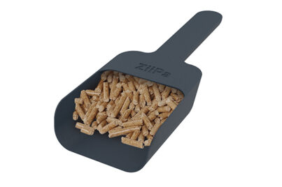 Melfa Pelletsschep 21,5 x 8 x 4 cm &nbsp;<br />leisteen grijs