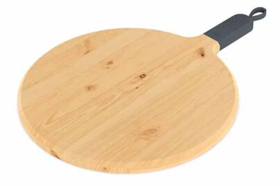 Sora Pizza Plank Beukenhout &nbsp;<br />handvat leisteen grijs