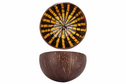 Cocos Bowl &Oslash; 14 cm&nbsp;<br />yellow mosaic star