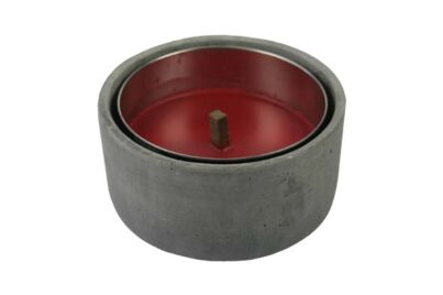 Stone Tuinkaars inclusief Kaars&nbsp;<br />&Oslash; 18 x 9 cm · 8-10 branduren
