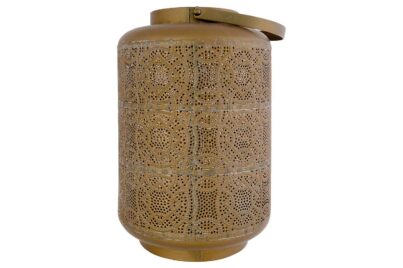 Windlicht Brass met Glas&nbsp;<br />&Oslash; 20,5 x 31 cm · geelkoper