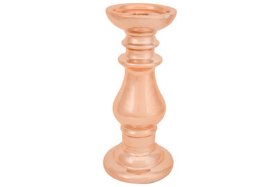 Kandelaar Koper&nbsp;<br />&Oslash; 12 x 27 cm · keramiek