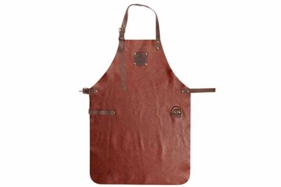 Lederen Barbecueschort Bruin