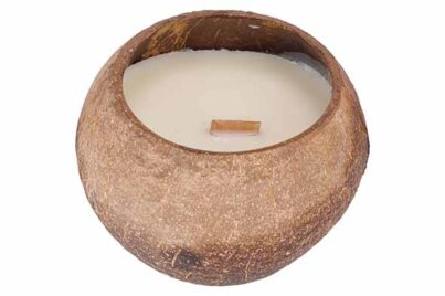 Kokosnoot Geurkaars &Oslash; 12 cm&nbsp;<br />kokos geur