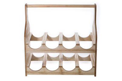 Wijnflessenrek Hout 8 Flessen&nbsp;<br />39,5 x 20 x 40 cm