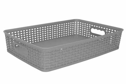 Hozon Opbergmand Grijs 7,5L&nbsp;<br />40 x 26,5 x 8 cm