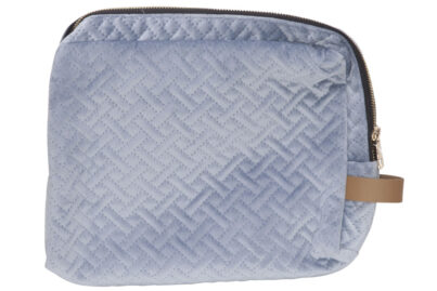 Toilettas Velvet Blauw&nbsp;<br />25 x 5 x 20 cm