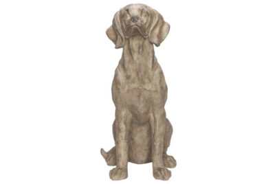 Hond Brush Natuur&nbsp;<br />48 x 35 x 72 cm · resin