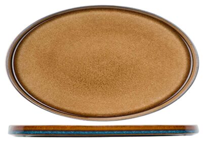 Quintana Amber Plat Bord&nbsp;<br />35,5 x 23,5 cm