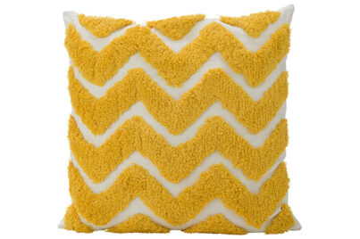 Sierkussen White Geel&nbsp;<br />45 x 45 x 10 cm