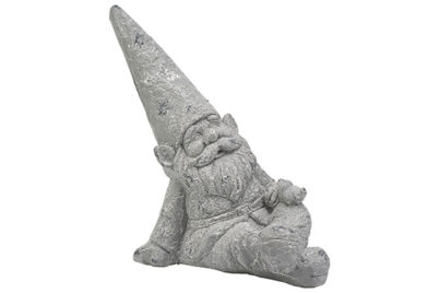 Ziittende Kabouter Grijs&nbsp;<br />35,5 x 17,5 x 34,5 cm · magnesium