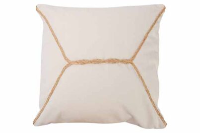 Sierkussen Rope Crème&nbsp;<br />45 x 45 x 15 cm