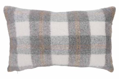 Kussen Squares Wit Grijs&nbsp;<br />30 x 50 x 10 cm