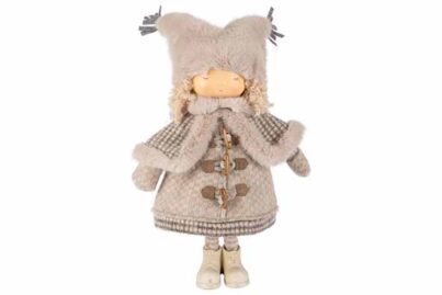 Winterkind Gisele Greige&nbsp;<br />24 x 18 x 39 cm · textiel