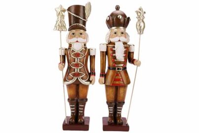 Notenkraker Assorti Bruin&nbsp;<br />10 x 9 x 31 cm · polyresin