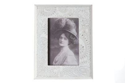 Fotolijst Arabe Wit&nbsp;<br />17 x 1,5 x 22 cm · hout