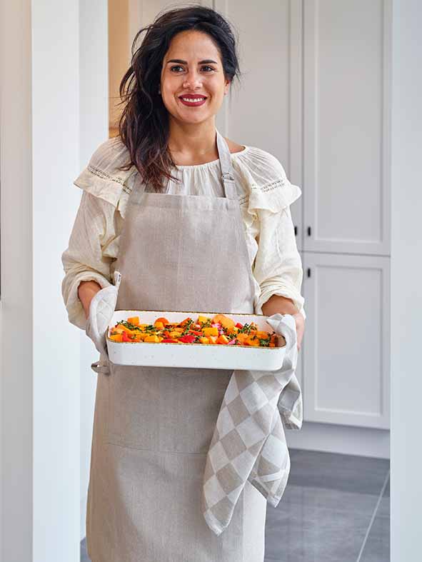 Stoff Keukendoek Sand Grey <br />50 x 70 cm · katoen · 3 assorti - Afbeelding 2