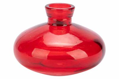 Vaas Pebble Rood&nbsp;<br />&Oslash; 9 x 6 cm · glas
